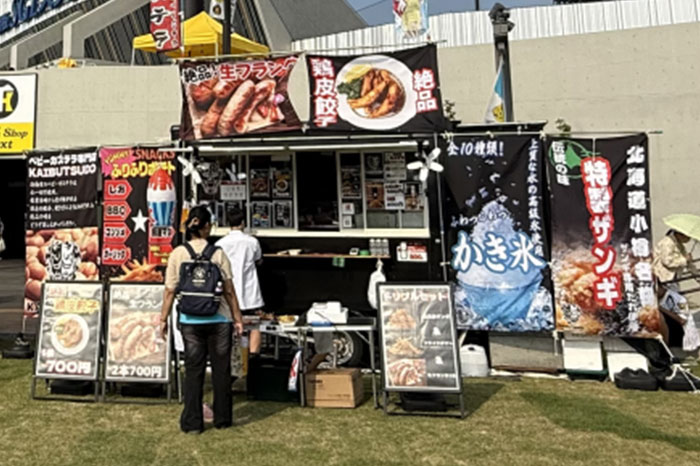 5月8日(金)～9日(土)ソフトバンク戦のキッチンカー・「尼崎まち会い